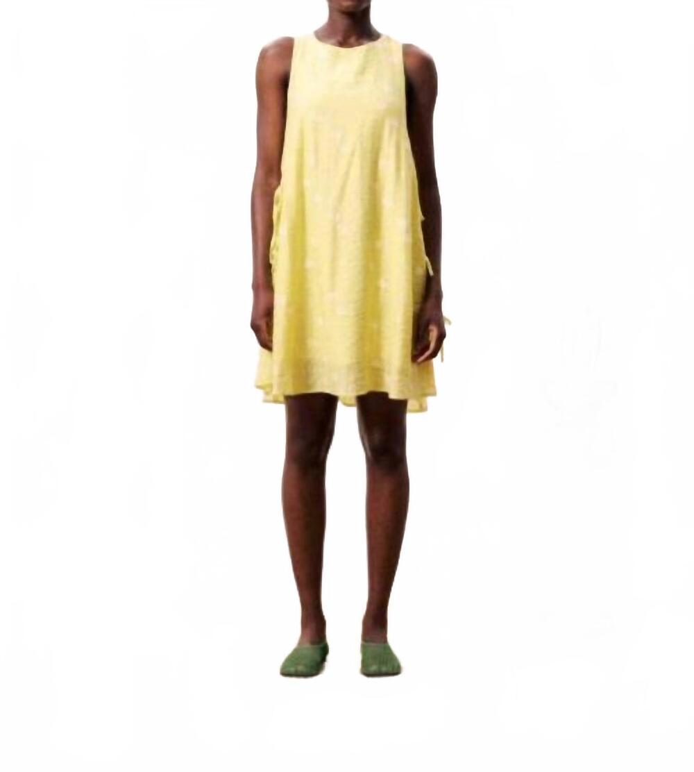 NEW FRNCH ilhabela dress in pale yellow